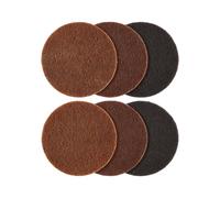 PARKSIDE® Juego de discos de láminas / Discos de pulir / Plato de lijado de velcro con juego de papel de lija / Juego de vellón abrasivo / Disco de limpieza / (Set de vellón abrasivo 6 piezas)