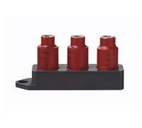 PARKSIDE® Juego de puntas y llaves de vaso/ Juego de llaves de vaso/ Carraca 3/8 pulgadas (Juego de vasos 10 mm 3/8" 3 piezas.)