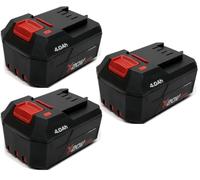 Parkside® - Lote de 3 baterías de iones de litio (20 V, 4 Ah, 20 V, B3, para la serie Parkside X20 V)