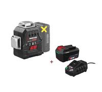 Parkside - Nivel láser PARKSIDE PROFESIONAL PERFORMANCE 3X360 autonivelante 360° con láser verde de alta visibilidad, batería Smart X 20 V y app integrada
