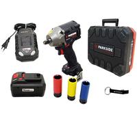 PARKSIDE PERFORMANCE® Atornillador de impacto inalámbrico de 20 V, 1/2", modelo PPDSSA 20-Li / Incluye batería (8 Ah) y cargador (4,5 A)