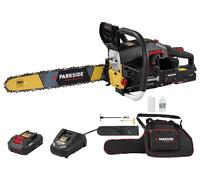PARKSIDE PERFORMANCE® Motosierra de gasolina con arranque eléctrico 2200 W