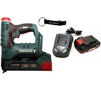 PARKSIDE® Pistola de grapado inalámbrica de 20 V, modelo PAT 20-Li / Incluye batería (2 Ah) y cargador (2,4 A)