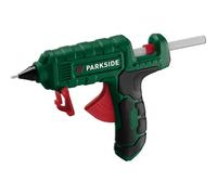 Parkside - Pistola de pegamento PHP 500 E3 recargable de 11 mm con estación de carga, listo en 2 min para bricolaje y decoración