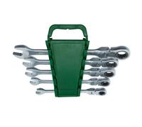 PARKSIDE® Set de llaves combinadas de carraca (Carraca giratoria hasta 180° 5 piezas.)
