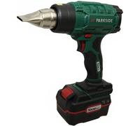 PARKSIDE® Soplador térmico inalámbrico de 20 V, modelo PHLGA 20-Li / Incluye batería (4 Ah) y cargador (4,5 A) + Lápiz de carpintero HEADNMORE® y cinta métrica de 1 metro