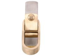 Parliky Mini Avión de Latón para Violín Cepilladora Manual Pequeña con Fondo Plano Herramienta Precisa para Madera Ajuste de Fingerboard Lutería Compacto y Portátil para Trabajo