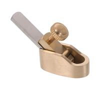 Parliky Mini Cepillo para Luthier de Violín de Latón, Cepilladora Manual de 8 Mm para Ajuste de Puente y Carpintería Fina, Herramienta Compacta para Reparación y Fabricación