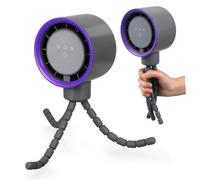 Parliky Trípode Para Coche Recargable Con Clip Giratorio Flexible De Bajo Ajustable Con Cabezal Para Bebé Para Oficina Silencioso Para Exteriores