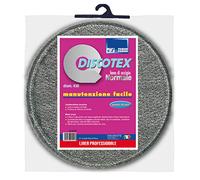 Parodi&Parodi Discotex Normale, Suelos con Costura de Refuerzo en el Borde, Lana de Acero diám. 430 mm Listo para ser aplicado al Disco arrastrador, 100% Made in Italy, Gris