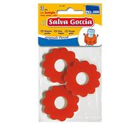 PARODI & PARODI - Juego de 3 Tapones antigoteo de Colores para Botellas de Vino, Aceite y vinagre, Anillos para el Cuello de la Botella, Tapones antigoteo de Esponja Antimanchas