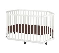 Parque infantil Lies hexagonal plegable blanco | tiSsi®