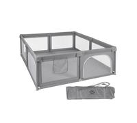 Parque Infantil OXFORD y NYLON XXL, XL y L (3 MEDIDAS DISPONIBLES 180*200,180*120 o 120*120) - Corralito para bebé plegable - Parque de juegos para bebe Seguro, Con gateras y ventana red