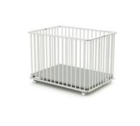 Parque Infantil Plegable Madera Cali - Blanco - 70 X 100 Cm - Webaby