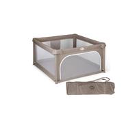 Parque Grande L MS Innovaciones - 120x120 - Beige - Plegable - con Ventana de Malla