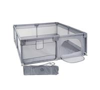 Parque Infantil XXL NYLON 3MEDIDAS - Corralito para bebé plegable - Parque de juegos para bebe Seguro, Con gateras y ventana red - Con ventosas - Fácil Montaje
