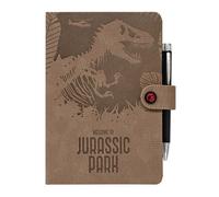 Parque Jurásico Cuero A5 Cuaderno con Bolígrafo Regalo Cumpleaños Idea Kids Teen