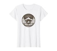 Parque Provincial del Monte Robson Camiseta gráfica económica, Mujer, Blanco, L