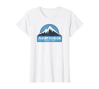 Parque Provincial del Monte Robson Camiseta gráfica económica, Mujer, Blanco, L