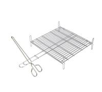Parrila doble SAUVIC inox. 18/8 30x35cm. 2680