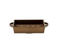 Parrilla 35 cm Luchetti K360 Aluminio fundido a presión K2535G3T_M Oro