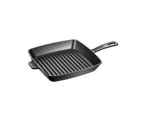 Parrilla Cuadrado 30 cm Staub Hierro fundido 40501-107-0 Negro