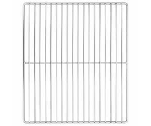 Parrilla de acero inoxidable, superficie de cocción resistente a la corrosión para uso en exteriores, fácil de limpiar, diseño rectangular para jardín y terraza, 47 x 32,5 cm