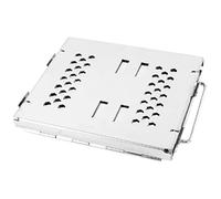 Parrilla de Barbacoa Portátil Plegable de Acero Inoxidable para Acampar | Diseño Compacto E, Adecuado para Brochetas y Carbón, Uso en Fogatas y Salidas Playa