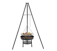 Parrilla de carbón tepro parrilla giratoria Cary, superficie de la parrilla: aproximadamente 46,5 cm Ø