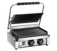 Parrilla de contacto "Panini-MDI", lisa/con marcas de parrilla