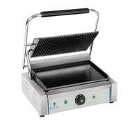 Royal Catering Plancha Grill De Contacto RCKG-2200 (2.200 watt, Temperatura de funcionamiento: 50-300 °C, Placa superior ondulada)