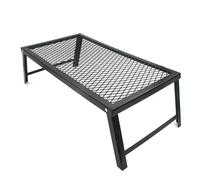 Parrilla de fogata - 55x30x18cm Establo de Metal Pesado | Parrilla De Para Camping | Mesa De Picnic Plegable Delantero, Delantero, Terraza, Balcón, Camping, Barbacoa, Picnic