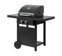 Parrilla de gas de 2 quemadores master grill mg669, diseño compacto,
