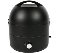 Parrilla de gas portátil con rejilla de acero inoxidable, ideal para aventuras en tiendas de campaña y fogatas en la playa