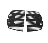 Parrilla de hierro fundido 7646 para barbacoas de gas Weber Q300, Q320 | 45 x 32 cm, rejilla de hierro fundido para Weber 57060001, 586002, 404341, piezas de repuesto para Weber 7584, 2 unidades