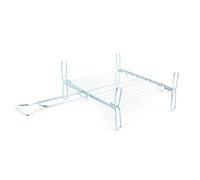 Parrilla doble acero para barbacoa BBQ QUID - Tamaños 30x35, 40x40 y 50x50 cm - Ideal para asados, verduras y carnes a la brasa - Cierre seguro y mango largo - Apta para barbacoas de carbón o leña -
