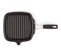 Parrilla grill 24x24cm de Hierro Fundido Esmaltado Le Creuset con Mango Desmontable y Plegable para Cocina, Barbacoa y Horno