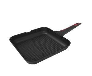 Parrilla grill diecast de 28 cm, con construcción de tres capas antia