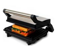 Grunkel Grill eléctrico GRL-MARBLE Antiadherente Apertura 180° Tamaño 230×145 mm 1000W