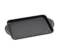 Parrilla Grill Rectangular Tradition de Le Creuset 32 x 21,8 cm - Ideal para Carnes a la Plancha con Revestimiento Vitrificado Negro