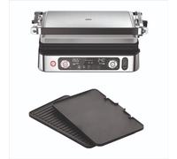 Parrilla multifunción BRAUN Multi Grill 9 Pro, 2200 W, 3 niveles de potencia, color negro/acero inoxidable