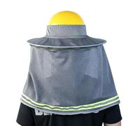 Parrilla para casco de astillero | Borde completo Protección UV Transpirable - Protección solar Astilleros,para obras de carretera Techos Pintura Obras Públicas Calor Verano Trabajo Al Aire Libre