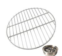 Parrilla para Fuego de Carbón Rejilla De Repuesto En Acero Inoxidable | Parrilla Para Cocinar Con Carbón Exterior, Camping, Pícnic, Playa, Reuniones, Hombres, Mujeres, Familia,
