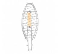 Parrilla para Pescado Cómodo Utensilio | Diseño Plegable Compacto, Cesta para Parrilla con Asa smontable, Portátil, Rejilla, Camping, Jardín, Campistas
