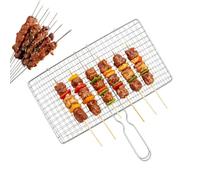 Parrilla para Verduras Bandeja de Cocción Grande de Acero Inoxidable | Cesta de Verduras para Exterior para Camarones Mariscos Carne Exterior Jardín Viaje Hombre Papá Esposo