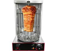 Parrilla – "Parrilla vertical profesional para döner kebab: Parrilla giratoria con control de temperatura para un pollo y gyros perfectamente asados. Potente parrilla para döner kebab de 3 kW, ideal p