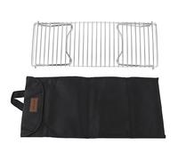 Parrilla plegable para fogatas, barbacoa portátil de acero inoxidable, rejilla para cocinar, parrilla para barbacoa al aire libre, parrilla para acampar, para acampar, picnic,