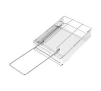 Parrilla Plegable Portátil de Acero Inoxidable, Resistente al Calor | Plata, Diseño Compacto y Práctico, Uso Familiar Diario en Barbacoa Exterior, Formato Individual