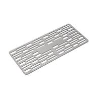Parrilla portátil de camping de acero inoxidable 304, 25 x 11 cm | Esta parrilla ultraligera de acero inoxidable 304 permite cocinar sin esfuerzo mientras acampas.