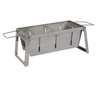 Parrilla portátil de carbón plegable – Robusta, ideal para barbacoas al aire libre